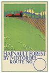 EDWARD MCKNIGHT KAUFFER (1890-1954). [BY MOTOR BUS.] Two posters. 1920. Each approximately 30x20 inches, 76x51 cm.